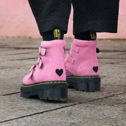 Botas Martin de Gamuza con Hebilla - Estilo Harajuku Urbano - Image 2