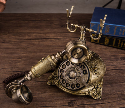 Teléfono Retro Rotatorio Europeo Vintage - Diseño Clásico para el Hogar - Image 5