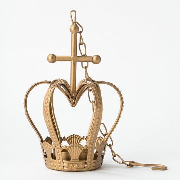 Candelabro de Corona Dorada para Bodas y Decoración del Hogar