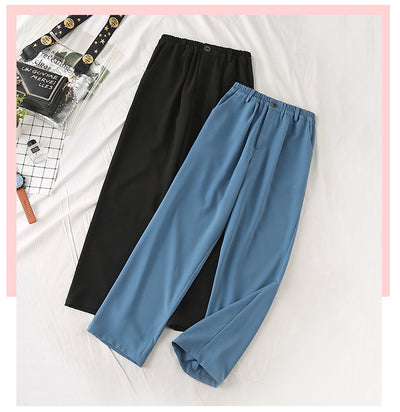 Pantalón Palazzo de Talle Ancho con Cintura Elástica - Image 6