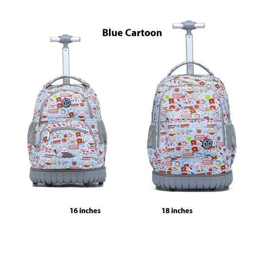 Mochila Escolar Trolley Estilo Coreano para Niños y Estudiantes - Image 13