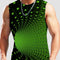 Chaleco sin Mangas Hombre Talla Grande Estampado 3D Retro
