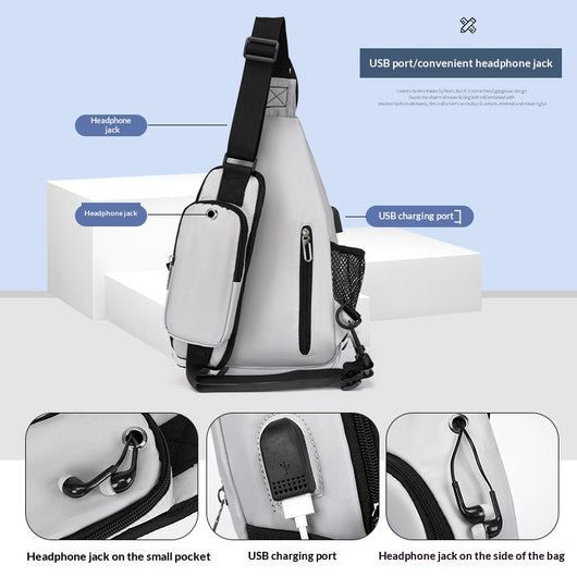 Mochila de Pecho Deportiva de Gran Capacidad - Image 4