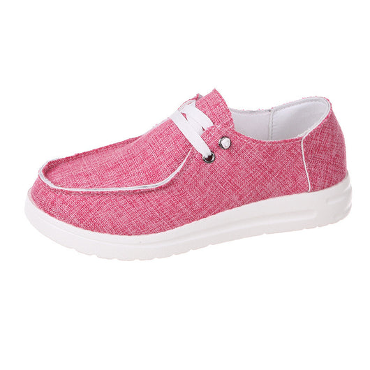 Zapatos de Lona Casual Lisos de Colores Claros - Image 14