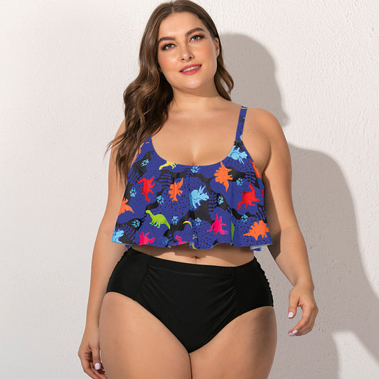Bikini Deportivo Talle Grande con Cierre Frontal Ajustable