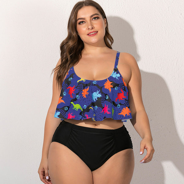 Bikini Deportivo Talle Grande con Cierre Frontal Ajustable