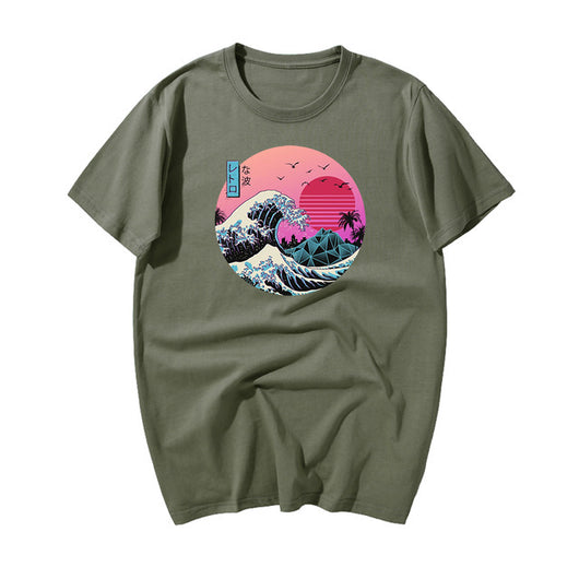 Playera Clásica de Cuello Redondo con Estampado - Image 2