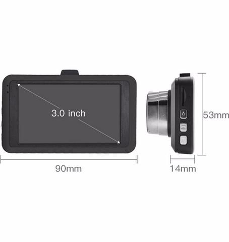 Cámara DVR para Auto 1080P Full HD con Visión Nocturna y Ángulo Ultra Amplio 140° - Image 3
