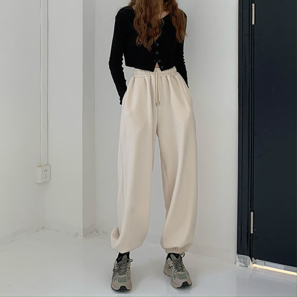 Pantalones Holgados de Cintura Ajustable para Descanso