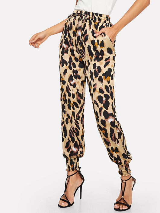 Pantalones de Cintura Elástica con Estampado - Image 8
