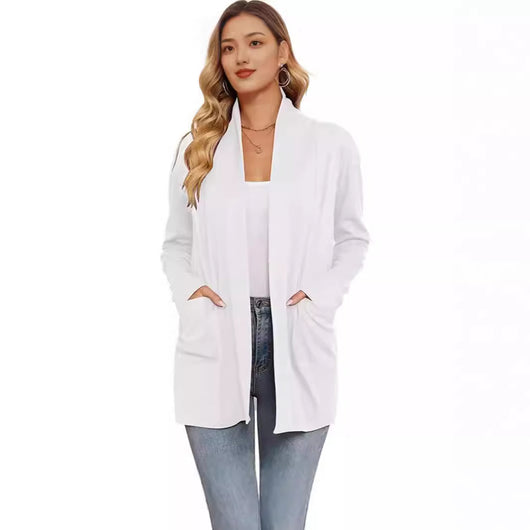 Cardigan Suelto Casual para Mujer con Bolsillos - Image 6