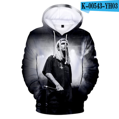 Sudadera con Capucha 3D Estampado Digital Rapero - Modelo Otoño Invierno - Image 11