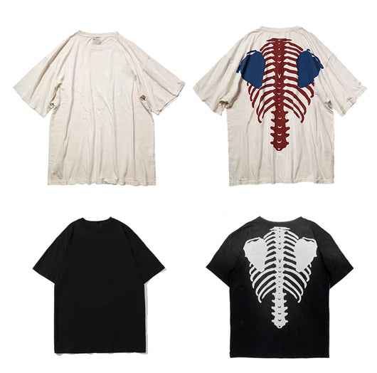 Playera Oversized Estampado Anatomía Cardiopulmonar - Image 2
