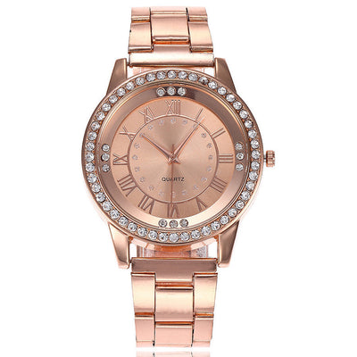 Reloj de Lujo para Mujer Vansvar Rose Gold con Cristales Brillantes - Image 6