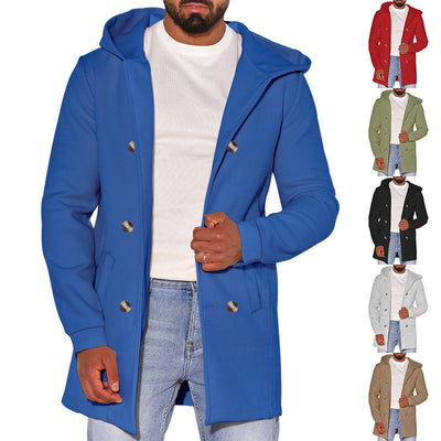 Abrigo de Lana Tipo Trench para Hombre - Image 5