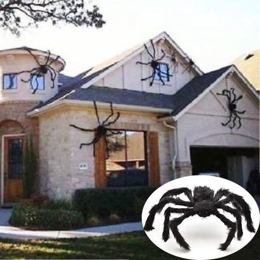Decoración Halloween Araña Gigante y Fantasma Esponjoso para Casa Embrujada - Image 13