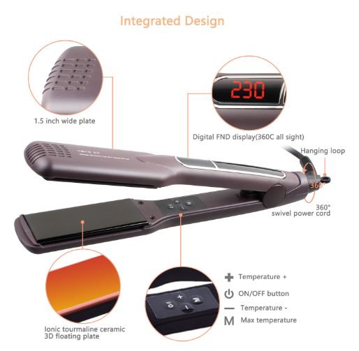 Plancha de Cabello con Iones Negativos - Image 5