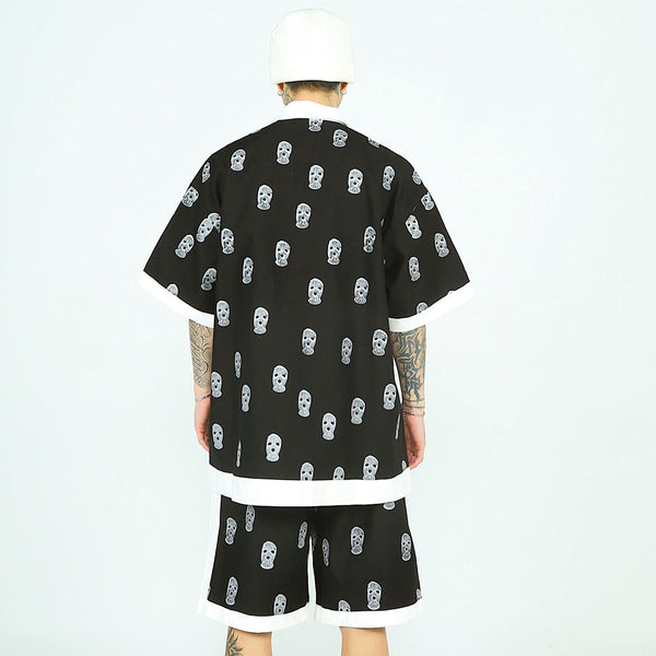 Conjunto Deportivo Hombre: Camisa Suelta y Shorts Cómodos