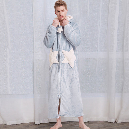 Bata de Baño Térmica con Capucha para Hombre y Mujer - Pijama Cálido - Image 8