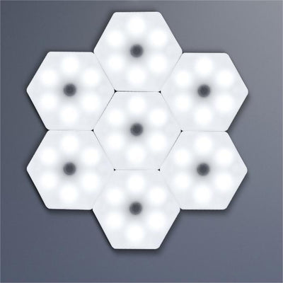 Lámpara Hexagonal Quantum con Panal de Luz LED - Image 17