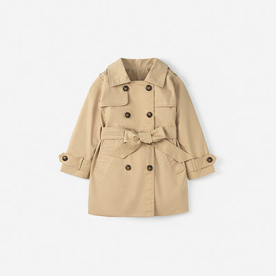 Abrigo Trinchera Clásico para Niñas - Estilo Británico - Image 7