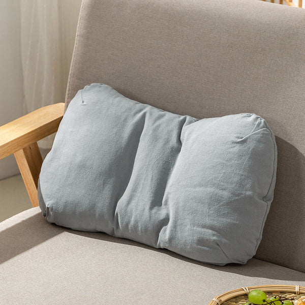 Almohada de Apoyo Lumbar Infantil 100% Algodón con Núcleo de Látex