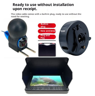 Cámara Submarina HD con Sonda de Pesca - Localizador de Peces Profesional