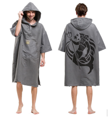 Poncho Toalla de Secado Rápido para Playa y Piscina - Image 4