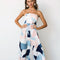 Jumpsuit Ancho con Estampado en el Pecho para Mujer