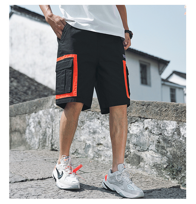 Pantalones Cortos Overol Holgados Five Point - Estilo Urbano para Hombre - Image 5