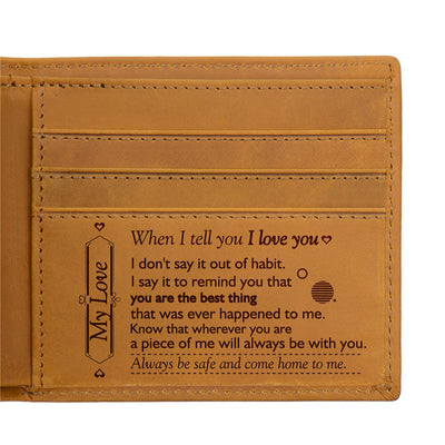 Billetera de Cuero de Caballo con Grabado Láser Personalizado - Image 7