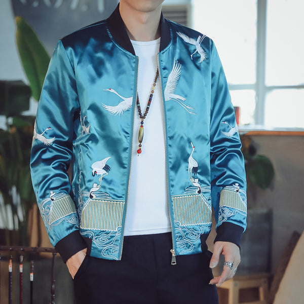 Chaqueta Deportiva Retro Tide Youth con Bordado - Estilo Clásico de Béisbol