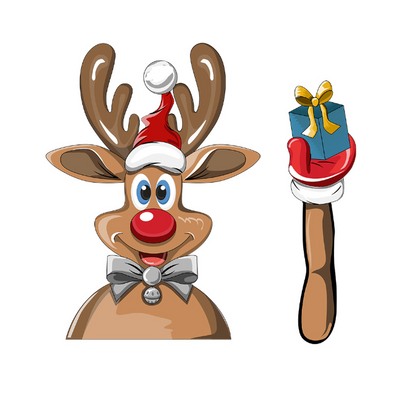 Pegatinas Navideñas Santa Claus para Parabrisas y Limpiaparabrisas - Image 22