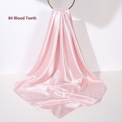 Pañuelo de Seda Artificial 90cm Satinado Brillante - Elegancia Pura - Image 11