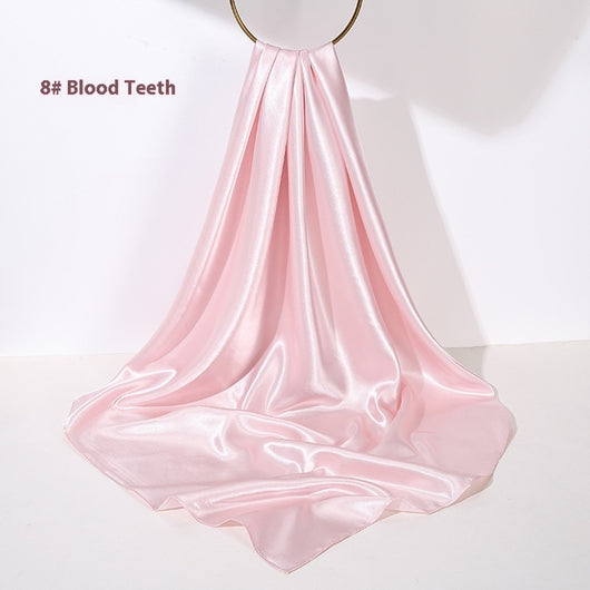 Pañuelo de Seda Artificial 90cm Satinado Brillante - Elegancia Pura - Image 11