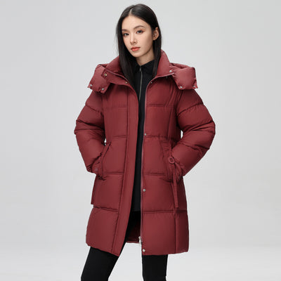Abrigo Acolchado de Algodón Talla Grande para Mujer - Image 3