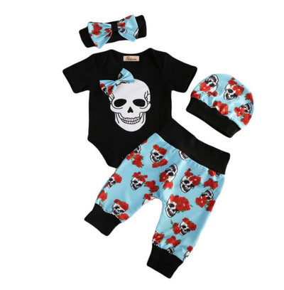 Conjunto de Cuatro Piezas Halloween para Bebé