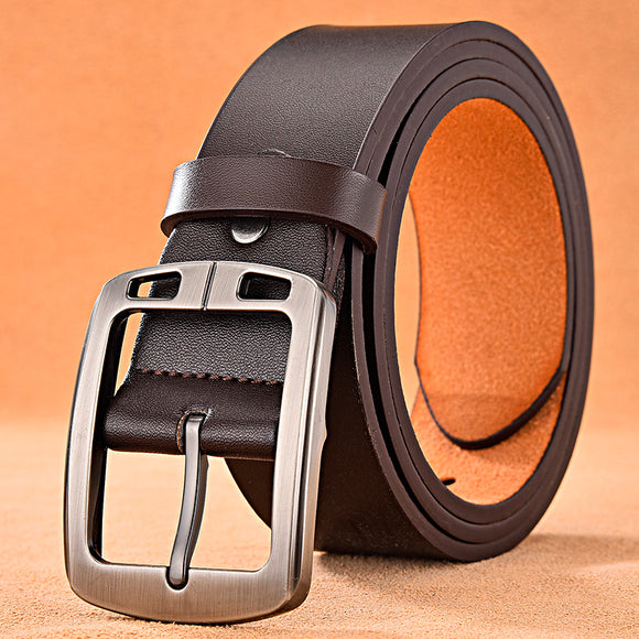 Men's Leather Pin Buckle Belt