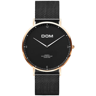 Reloj de Pareja Minimalista Acero Inoxidable Ultadelgado Resistente al Agua - Image 13