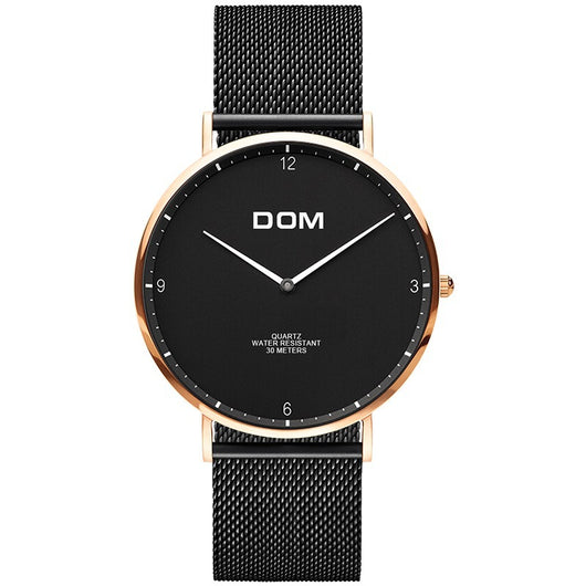 Reloj de Pareja Minimalista Acero Inoxidable Ultadelgado Resistente al Agua - Image 13