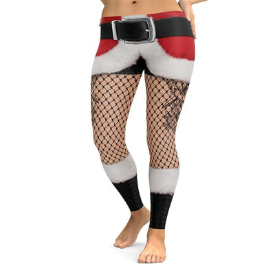 Leggings Deportivos Navideños de Cintura Alta para Yoga y Fitness - Image 4