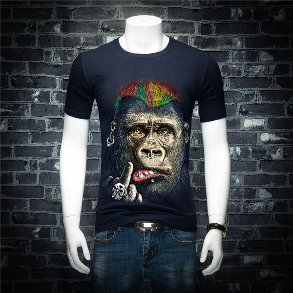 Playera 3D de Manga Corta para Hombre