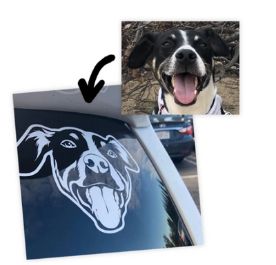 Calcomanía Personalizada para Auto con Foto de tu Mascota - Image 7