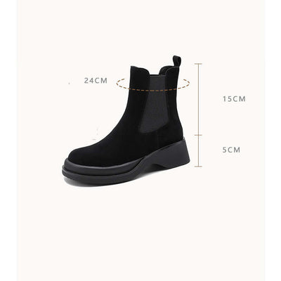 Botas Martin de Cuero para Mujer con Plataforma - Estilo Otoño - Image 10