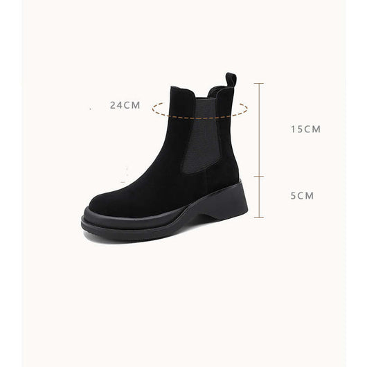 Botas Martin de Cuero para Mujer con Plataforma - Estilo Otoño - Image 10