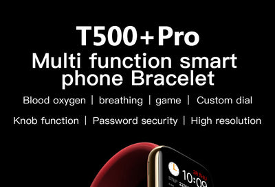 Reloj Inteligente T500 Pro con Pantalla Dividida y Monitoreo de Salud - Image 7