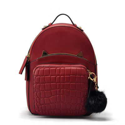 Mochila Bolso de Cuero para Mujer Estilo Coreano Campus - Image 11