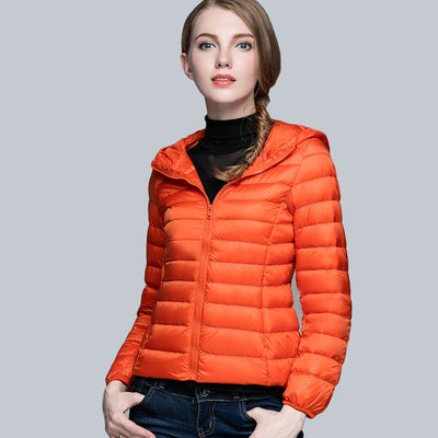 Chaqueta Acolchada Ligera con Capucha para Mujer - Diseño Slim Moderno - Image 2