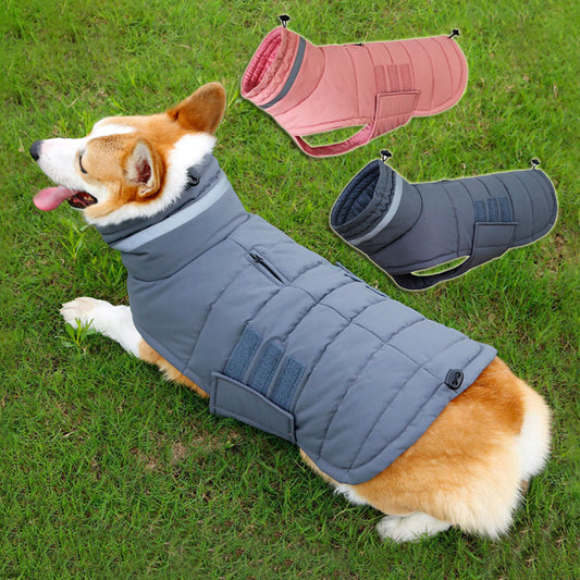 Abrigo Impermeable para Perros Medianos y Grandes - Chaleco Térmico Acolchado