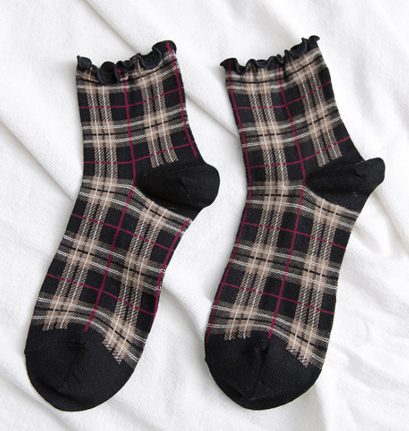 Calcetines Estampado Cuadros para Mujer - Image 9